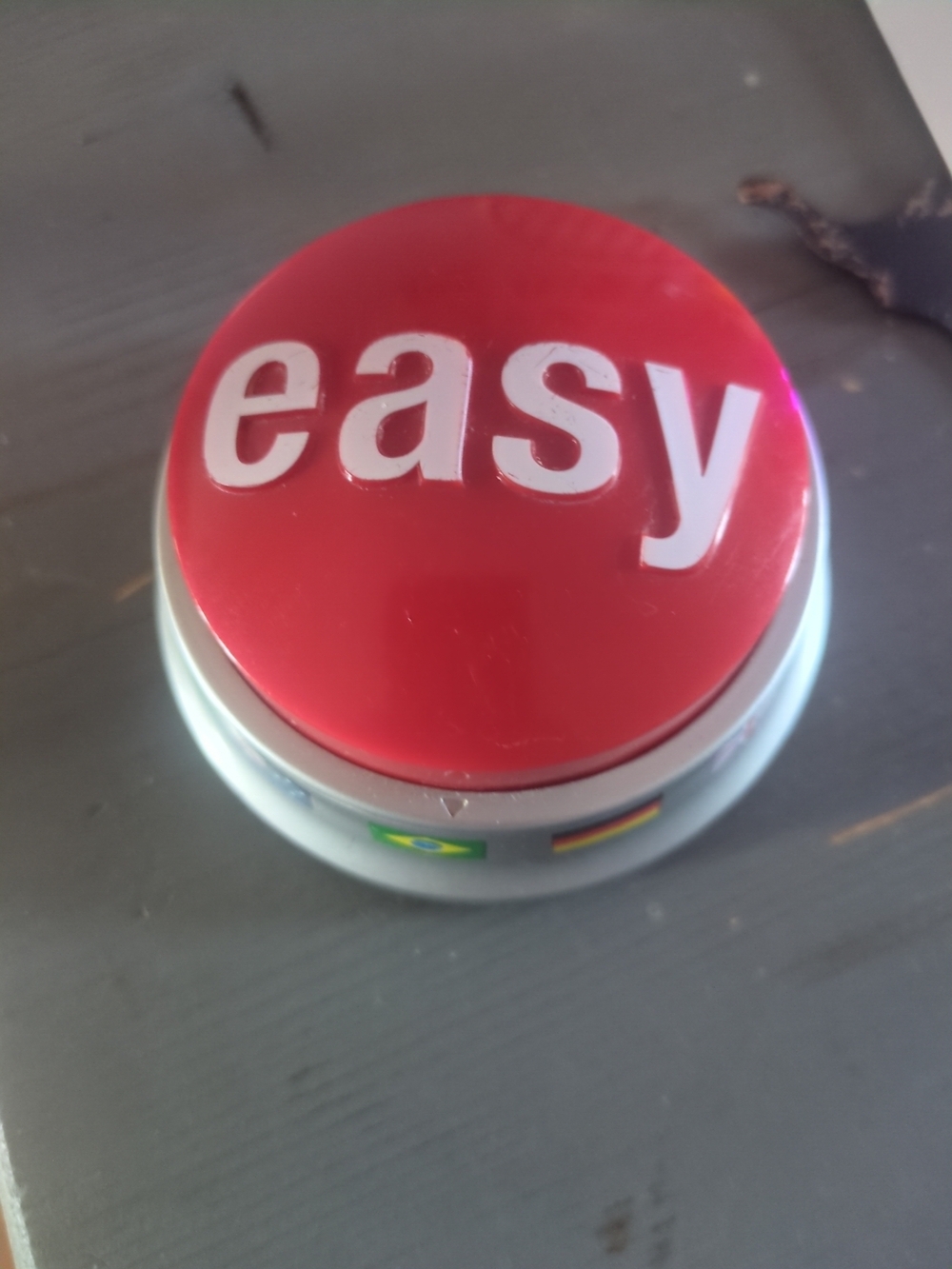 Easy Voice Button - Red Electronic Sound Button